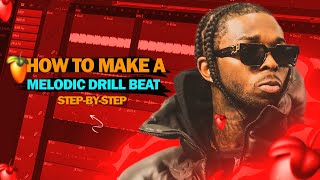 HOW TO MAKE MELODIC DRILL BEATS FOR POP SMOKE , CENTRAL CEE etc.