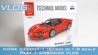 MORK 022001-1 (Ferrari SF90 Stradale) in 1:8 scale - Part 1 Unboxing Vlog