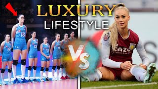 Alisha Lehmann vs Zahra Gunes - Who Has Most Luxuries Lifestyle? | Volleyball vs Soccer Player