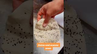 🧑‍🍳🧑‍🍳Onion and sesame naan 🫓 # chefs