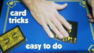 Easy to perform card trick/magic tricks