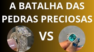 PEDRAS PRECIOSAS DIAMANTES VERSOS  TURMALINA PARAÍBA