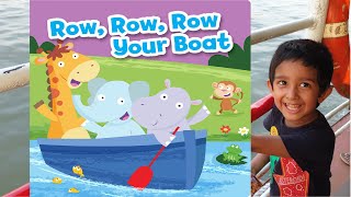 Row Row Row your Boat | Nursery Rhymes for Children, Kids and Toddlers | OMER AND MAMA