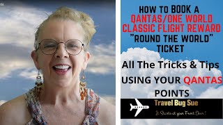 Booking a Qantas One World Classic Flight Reward RTW