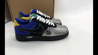 Louis Vuitton NiAir Force 1 Low By Virgil Abloh Unboxing Review