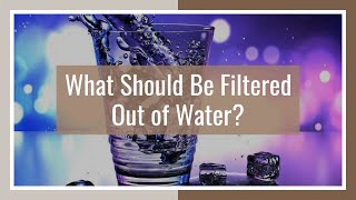 WHAT SHOULD BE FILTERED OUT OF WATER? | HEALTH TIPS