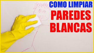 Cómo limpiar paredes blancas