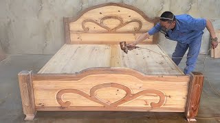 Creative Ideas. Building a Neoclassical Bed With Soft Curves