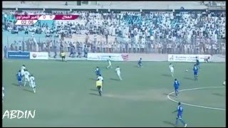 جزاء من الشوط الاول مباراة الهلال العاصمي والامير البحراوي