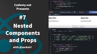 React: Nested Components and Props - [007]