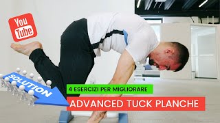 PLANCHE ADVANCED TUCK - 4 esercizi per passare dalla TUCK alla ADV TUCK nel calisthenics