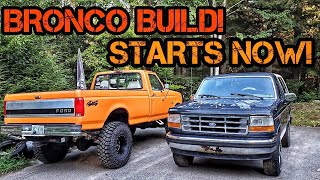 I BOUGHT A BRONCO! Time To Start The Build! (9" Lifted OBS Ford)