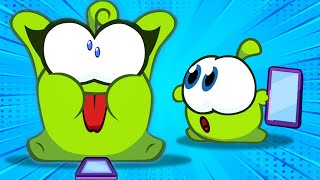 Om Nom Stories - Nibble Nom ( Accro au téléphone ) | Dessin Animé Drôle Pour Les Enfants