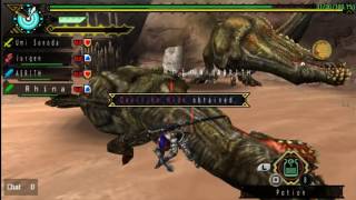 MHP3rd HD Online Multiplayer - 2 Deviljho (High Rank)