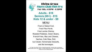 Live at the Men's Club Fish Fry - 2/16/2024