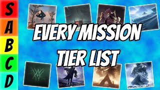 Every Destiny 2 Mission Tier List