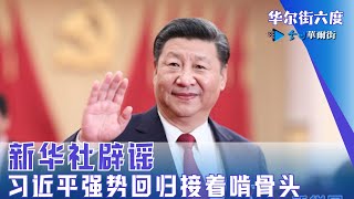 新华社辟谣，习近平强势回归接着啃骨头；习拿捏解放军，魏凤和李尚福背后还有大鱼；习近平硅谷取经召唤神兽｜华尔街六度