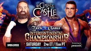 WWE Clash at the Castle Chad Gable vs Sami Zayn 2K24 Simulation