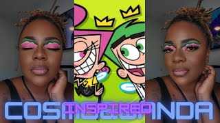 Fairly Odd Parents Inspired Glam | Cosmo and Wanda Tutorial