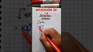 Aplicacion de Integral Definida #shorts #matematicas #ecuaciones #inecuaciones