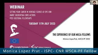 07. The experience of our MSCA Fellows - M. Lopez-Prat July 2023