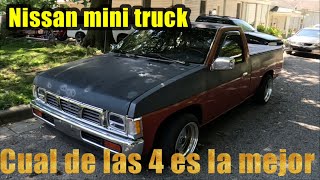 Cuál es la mejor Nissan D21 tacoma o S10 Chevy ￼￼