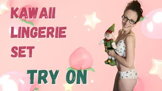 Kawaii Lingerie Set Try On (oh and Pepe)