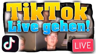 TikTok LIVE gehen! Wie kann ich auf TikTok einen Livestream starten?  | Tutorial (Deutsch)