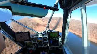 landing GOODSPEED airport CT in Aviat Husky!