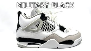 2022 Air Jordan 4 Military Black Review