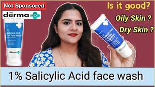 The Derma co 1% Salicylic acid Face wash Review | The Derma co 1% Salicylic acid gel daily face wash