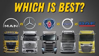 EPIC European Truck Battle ▶ Scania vs. Volvo vs. MAN vs. DAF vs. Mercedes