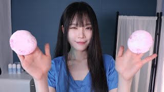 ASMR(Sub✔)Летнее дерматологическое лечение ситуативной тепловой сыпи, ожогов