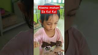 Aleena makan es Kul Kul Semangka #aleena #pintar #asmr #eskulkul #shorts #like