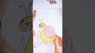 snall drawing 🐌🐌🐌#artalongkarera #draw #drawing #animation #viral #trending