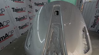 Repaint Vespa Primavera Pearl Silver