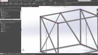 Расчет сварной конструкции на прочность в Solidworks