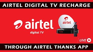 Airtel Digital TV Recharge Through Airtel Thanks App in Telugu (2021) || Airtel DTH Recharge