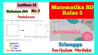 3 | 3. Kita telah mengetahui bahwa 15² = 225, maka 16² - 15² =Jadi, 16² = 15² + (16-15) x (... +...)