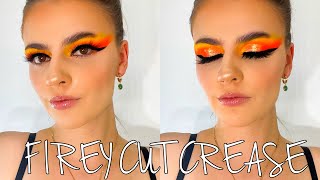 FIREY CUT CREASE WITH WING USING PLOUISE’S BLANK CANVAS PAINT *ANA LUISA COLLAB* | POPPY ELIZABETH