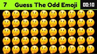 🧠 Emoji Puzzle: Find the Odd One Out 🧠 🧩 Spot the Emoji Misfit 🧩