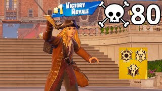 80 Elimination ELIZABETH SWANN Solo Vs Squads Zero Build Gameplay (Fortnite Chapter 5 Season3)