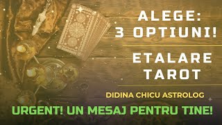 🔮 MESAJ URGENT PENTRU TINE!Alege! 3 opțiuni! Didina Astrolog