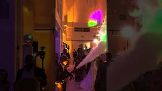 Groom with Handheld Club Cannon Cold Air Cryo Gun