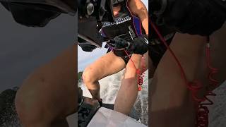 "Your pants may come off." Discussion to hold on or n ot hold on 🤔 #standupjetski #superjet