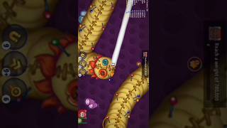 Womrs Zone Magic Gameplay 🐍 #shorts #65 II #wormszoneio #wormszone II giant snakes😎