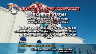 JMCIM CEBU CENTRAL VISAYAS WEDNESDAY MID-WEEK SERVICE AUGUST 14, 2024