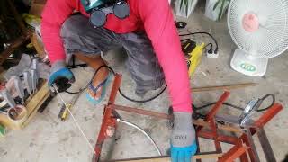 ATTACHING OIL TANK + FIXING THE LEAK IN OIL TUBE | WASTE OIL STOVE