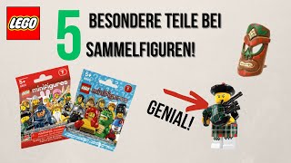 5 coole Lego Teile aus den Sammelfiguren Serien!