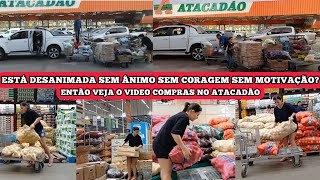 COMPRAS NO ATACADÃO+ORGANIZAÇÃO TENTO DAR CONTA DE TUDO LUTAR E RECOMEÇAR É PRECISO TODOS OS DIAS🫡